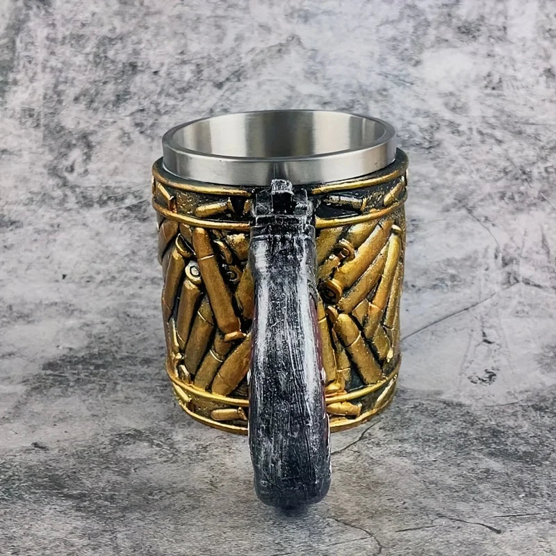 Gun Handle Bullet Design Mug