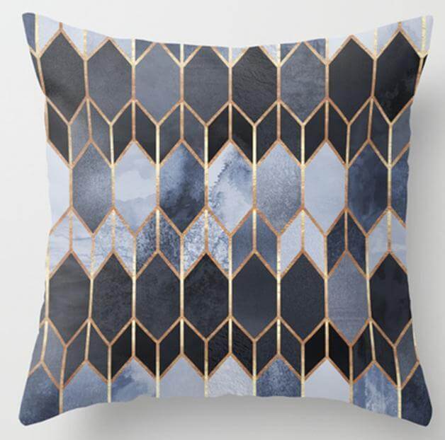 Irregular Triangle Pattern Pillow Cases