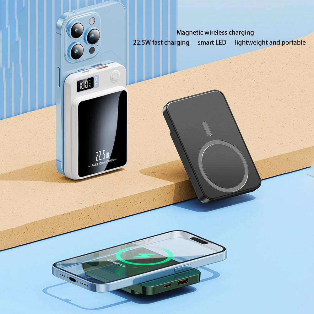 Double Energy Wireless Magnetic Power Bank