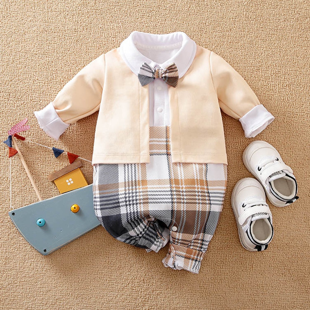 Newborn Baby Gentleman Jumpsuit