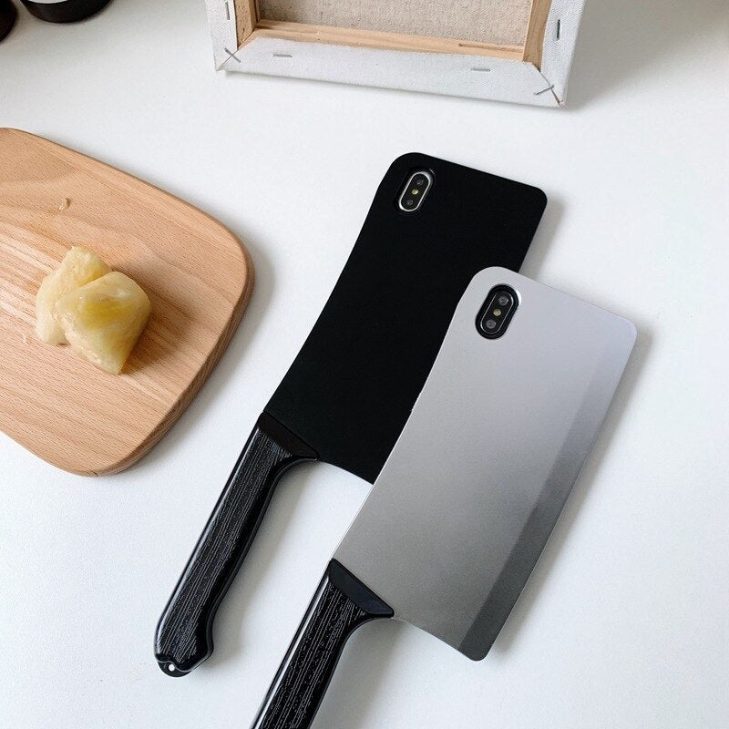 3D Kitchen Knife Plastic iPhone Case