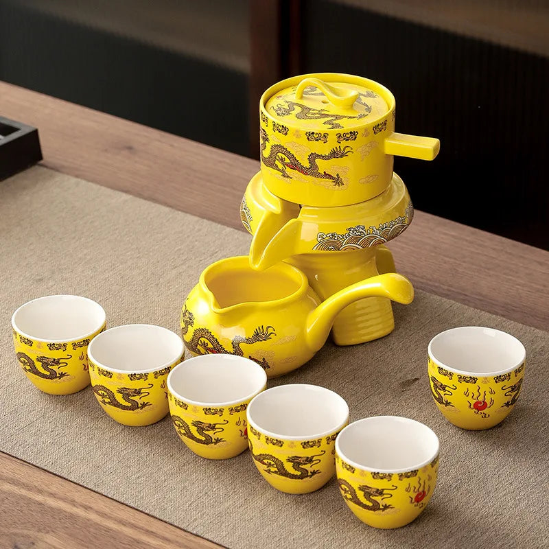 Mystic Sip Kung-Fu Ceramic Tea Set