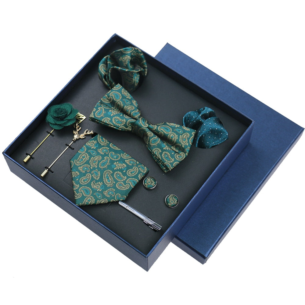 Belmont Men Luxury Necktie Gift Set