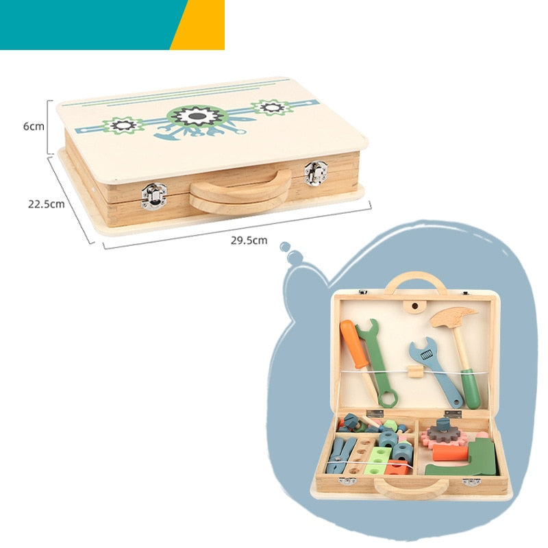 Educational Wooden Workshop Tool Toy Set