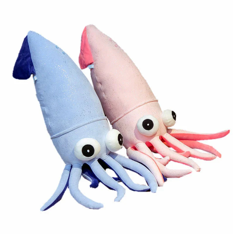 Jumbo Huggable Squid Softie Plush Toy