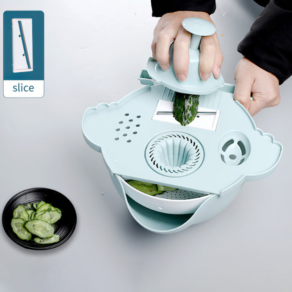 All-in-One Drain Basket Vegetable Grater