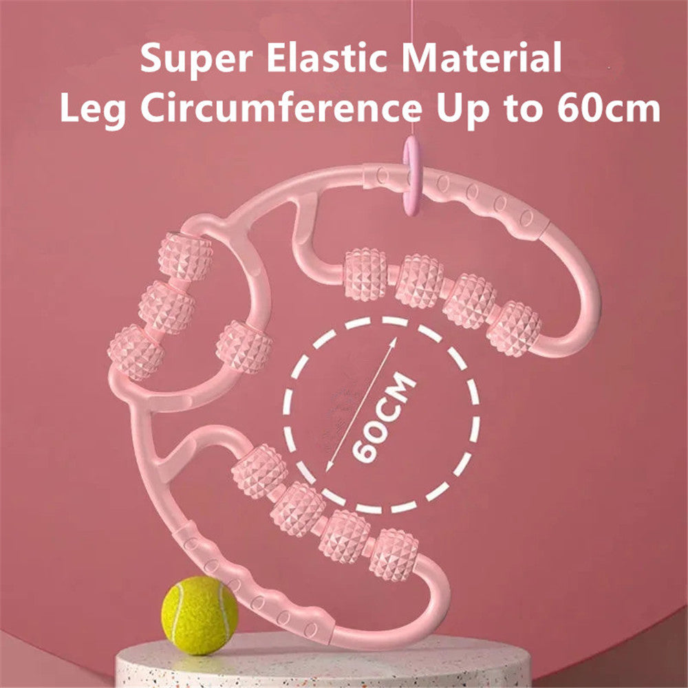 Multi-Wheel Relaxer Leg Clamp Massager