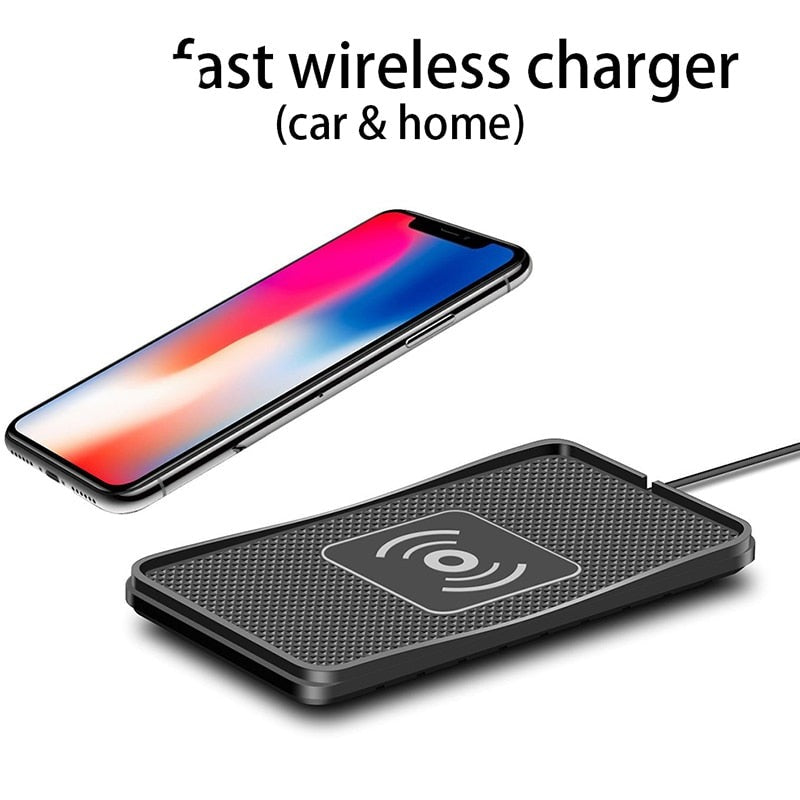 Wireless Non-Slip Car Fast Phone Charger Pad