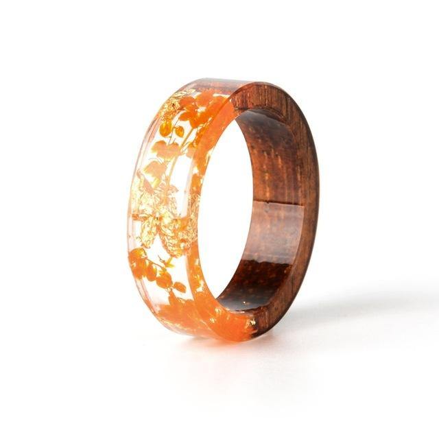 Handmade Colorful Wood Love Ring