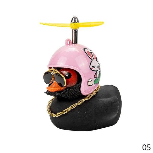 3pcs Mission Serious Car Duck with Helmet