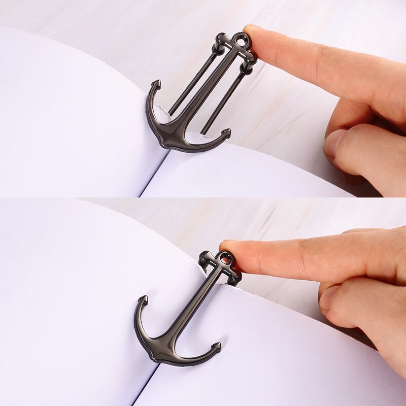 Creative Metal Anchor Bookmark