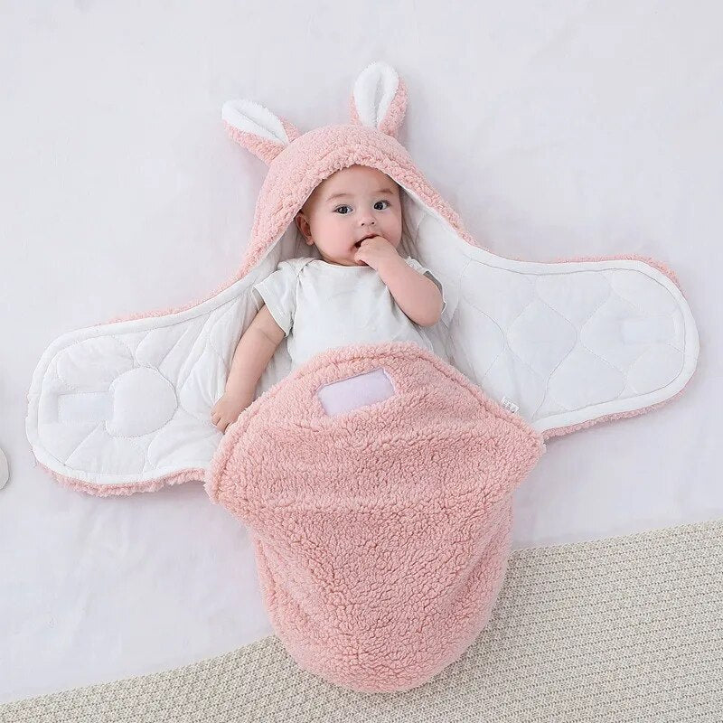 Bunny Bundle Baby Wrap Sleeping Bag