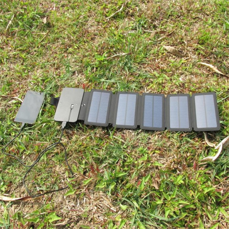 Foldable Portable Solar Panel Phone Charger