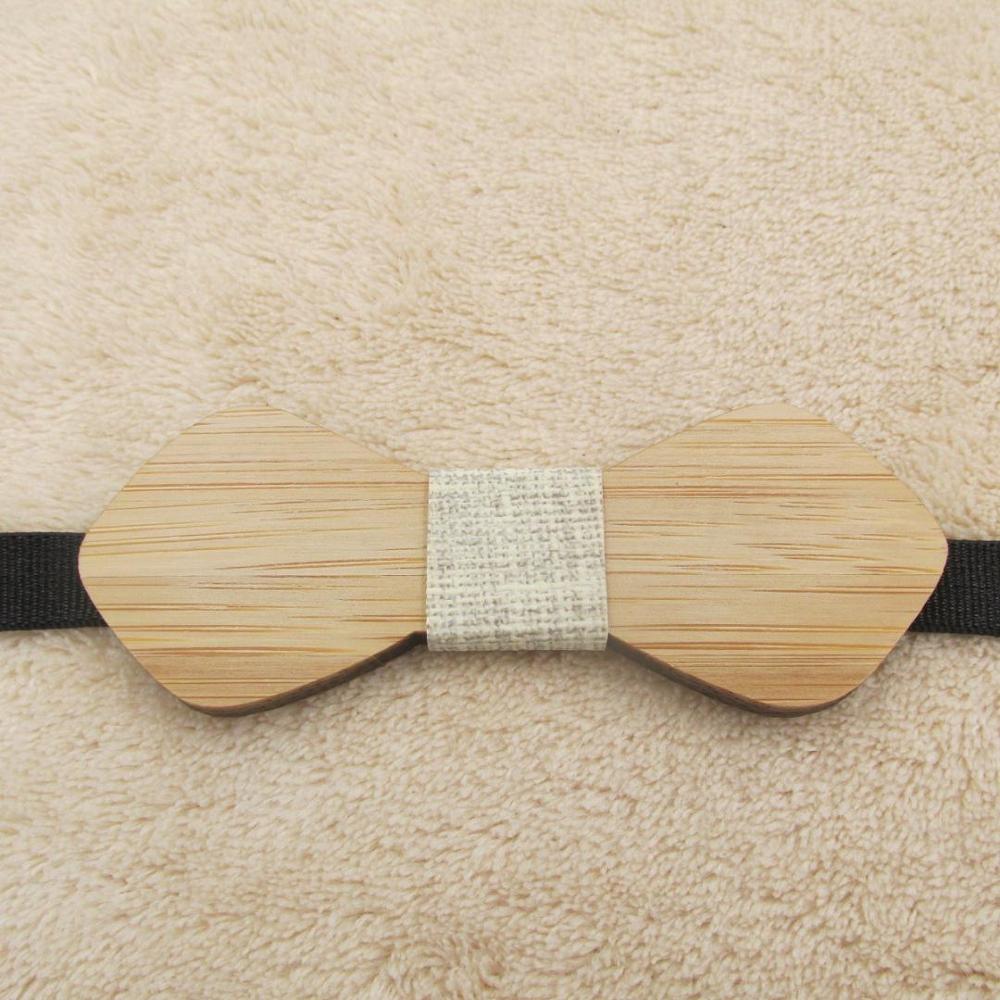 Wooden Bow Tie Made Of Anchor Glasses