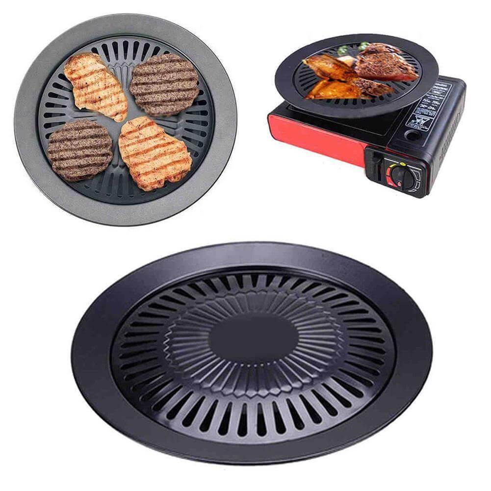 European Outdoor Smokeless Non-Stick Gas Barbecue Grill Tool