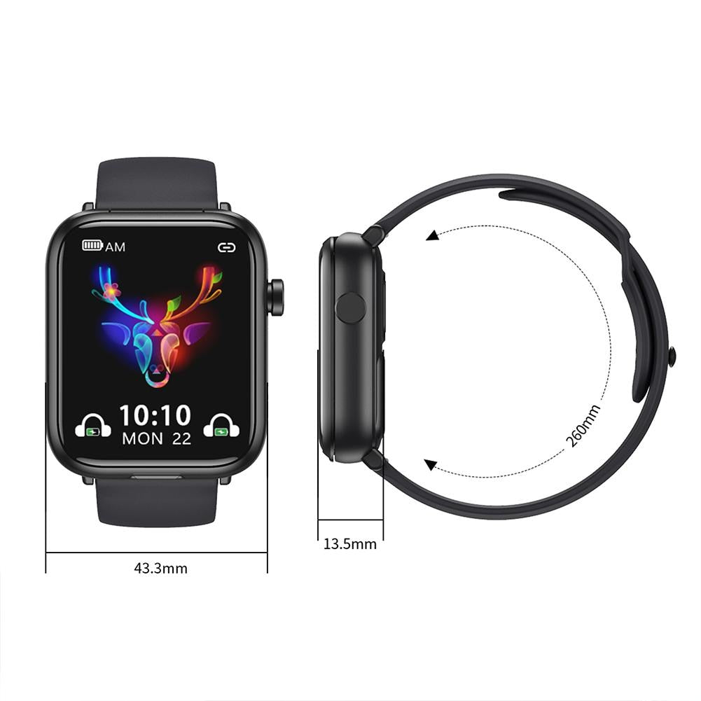 Touch Screen Fitness Earphones Smartwatch