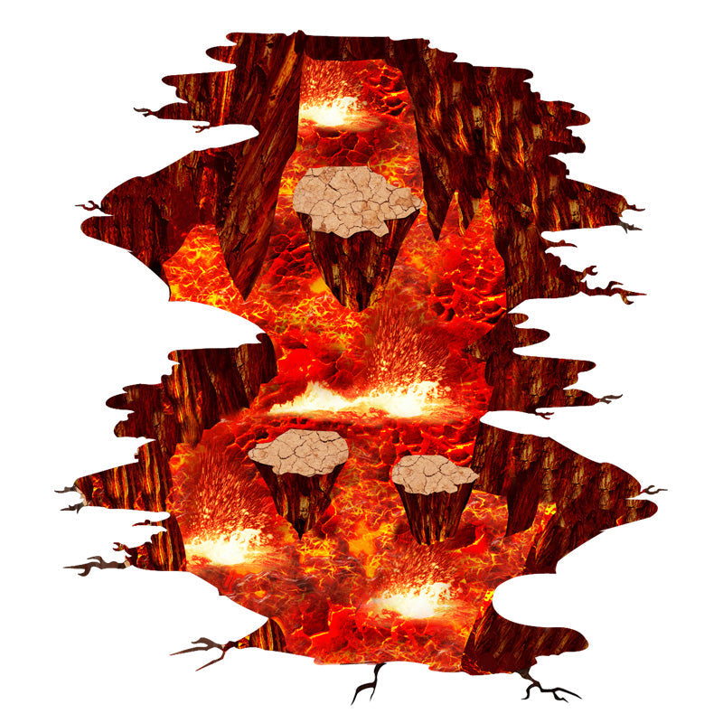 Magma 3D Wall Sticker Home Decor