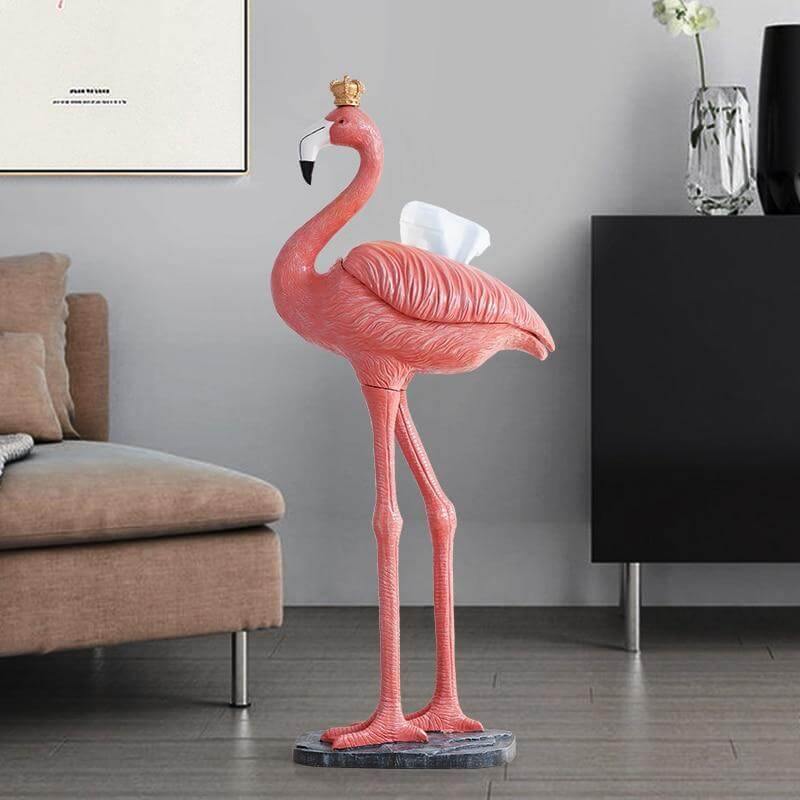 Flamingo Decorations Tissue Box