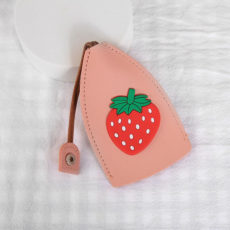 Cute Fruits Leather Key Holder