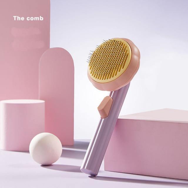 Pet Self Cleaning Hair Brush