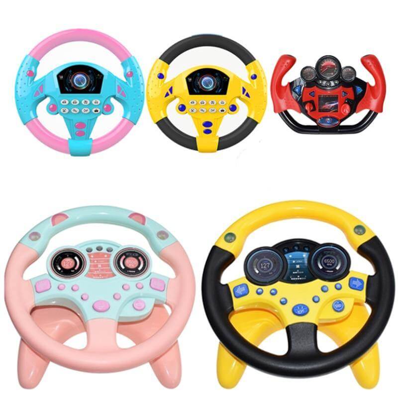 Electric Educational Car Simulation Steering Wheel Toy