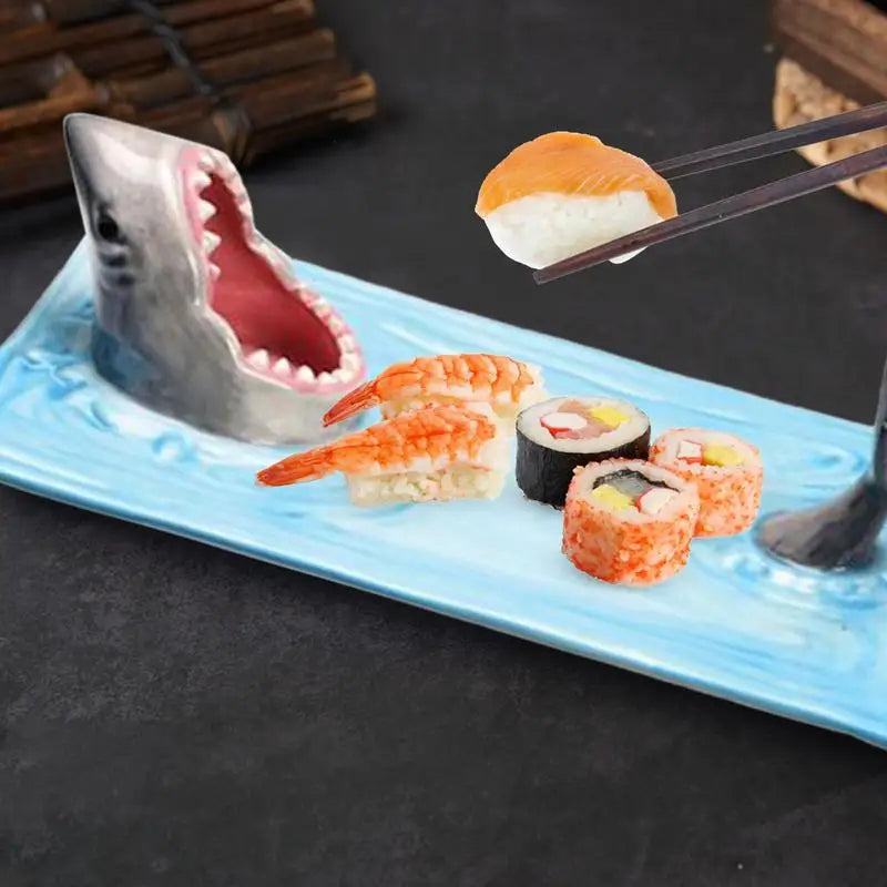 Shark Bite Sushi Serving Platter