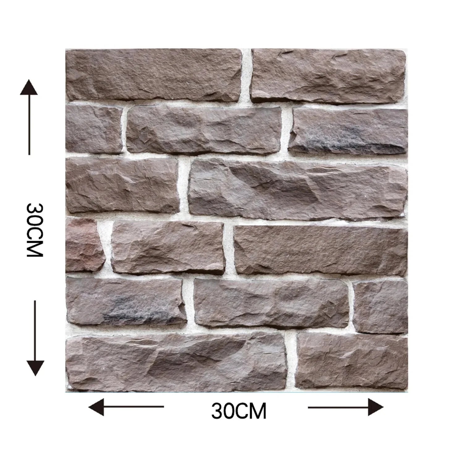 3D Wall Brick Pattern Decal