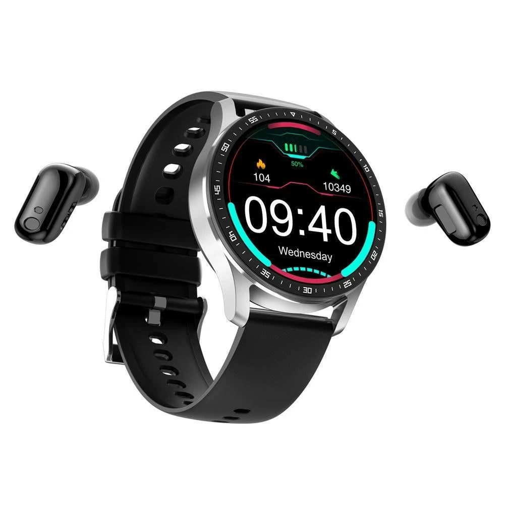 Elegant Bluetooth Earphones Smartwatch