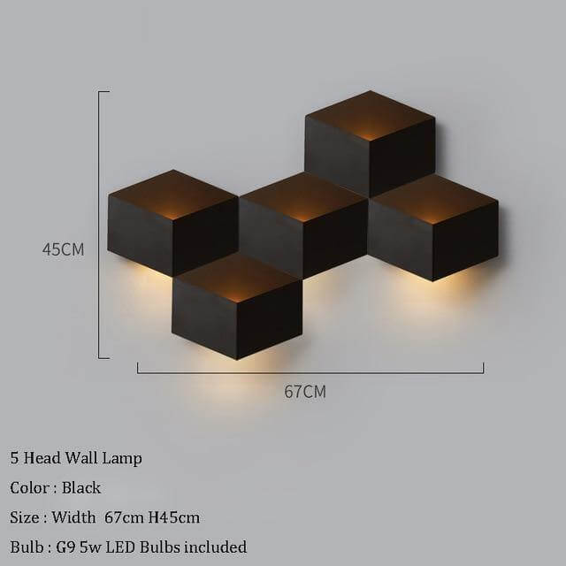 Creative Modern Geometric LED Wall Light