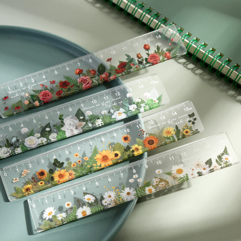 Cottagecore Daisy Flower Ruler