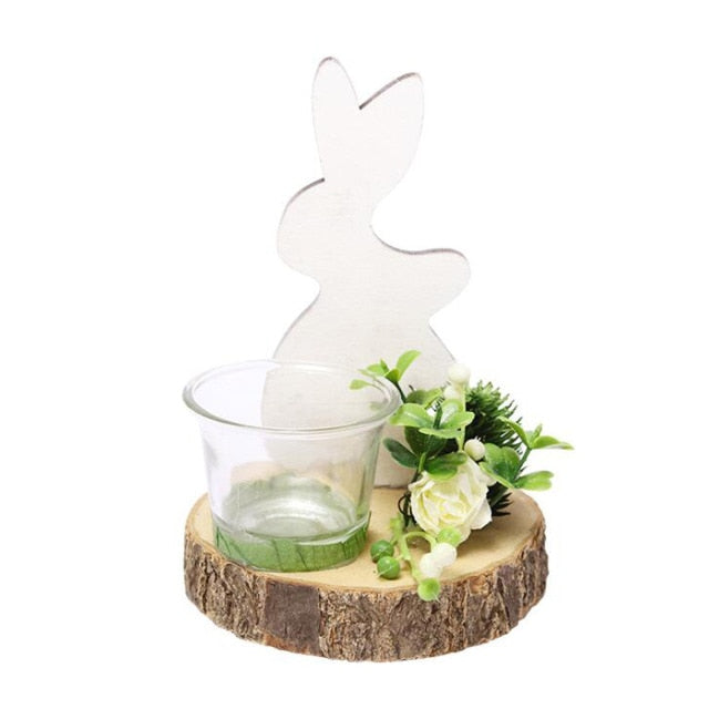 Easter Bunny Nordic Candle Holder Rabbit