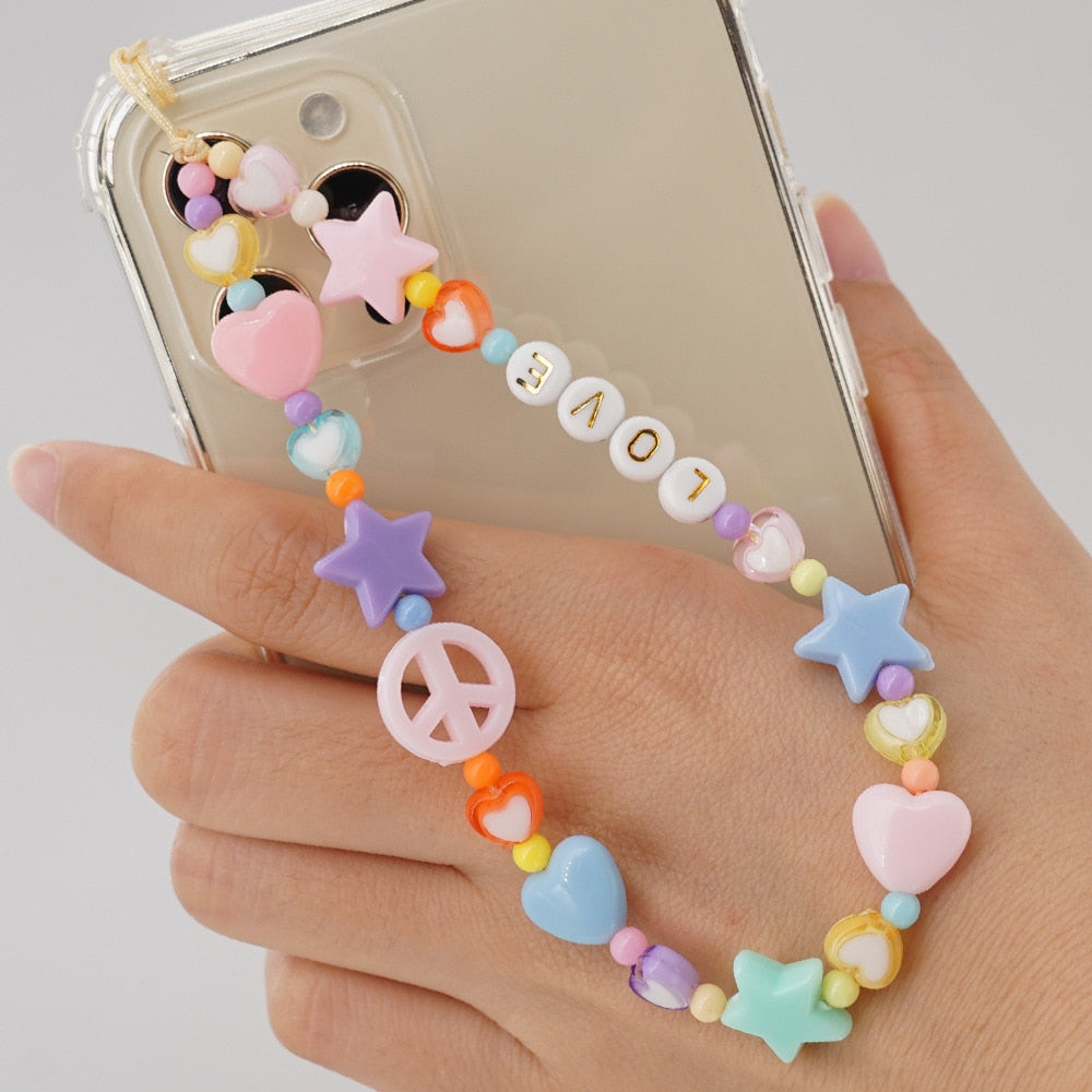 Colorful Starfish Phone Case Strap