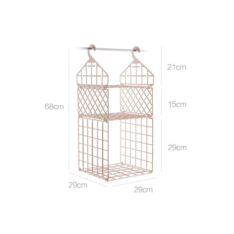 Foldable Wardrobe Multilayer Storage Rack