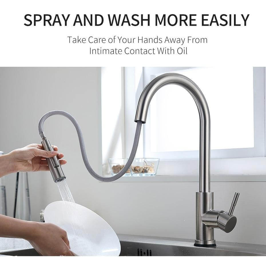 Smart Assistive Touch Control Kitchen Faucet