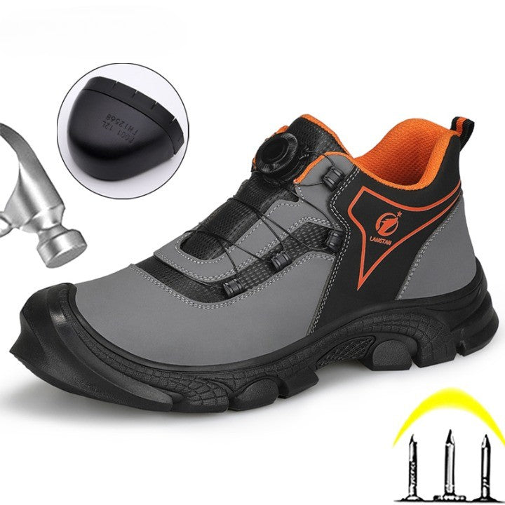 Construction Ready Men Indestructible Safety Shoes