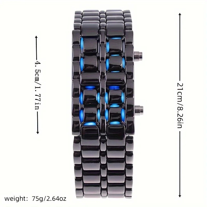 LED Lava Digital Unique Flow Watch