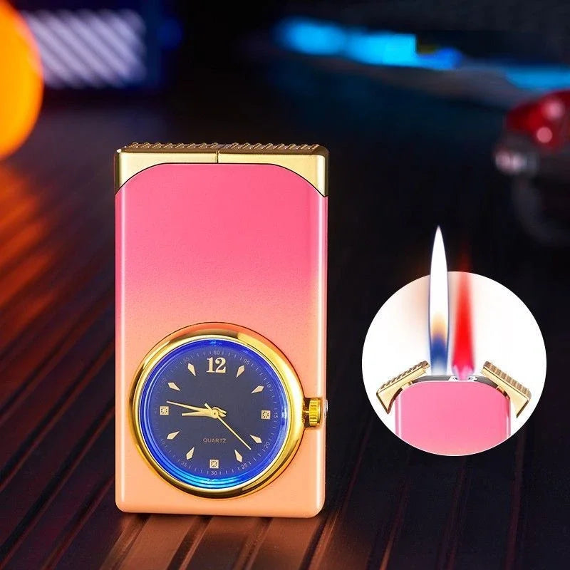 Creative Dual Fire Gradient Color Lighter Watch