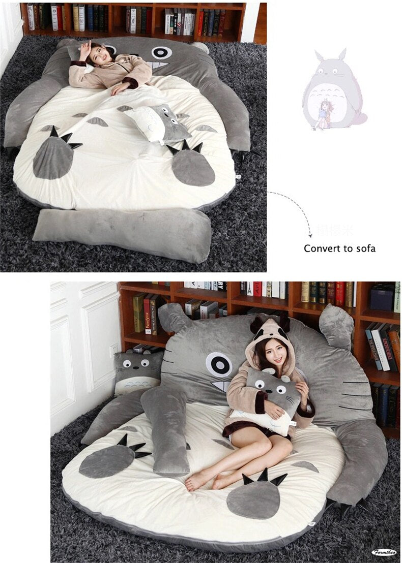 Cute Double Bed Cartoon Beanbag Sofa Bed