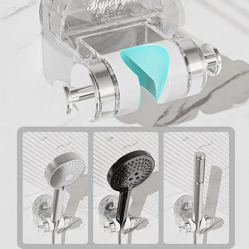 Wall-Mounted Ultra Suction Shower Head Holder