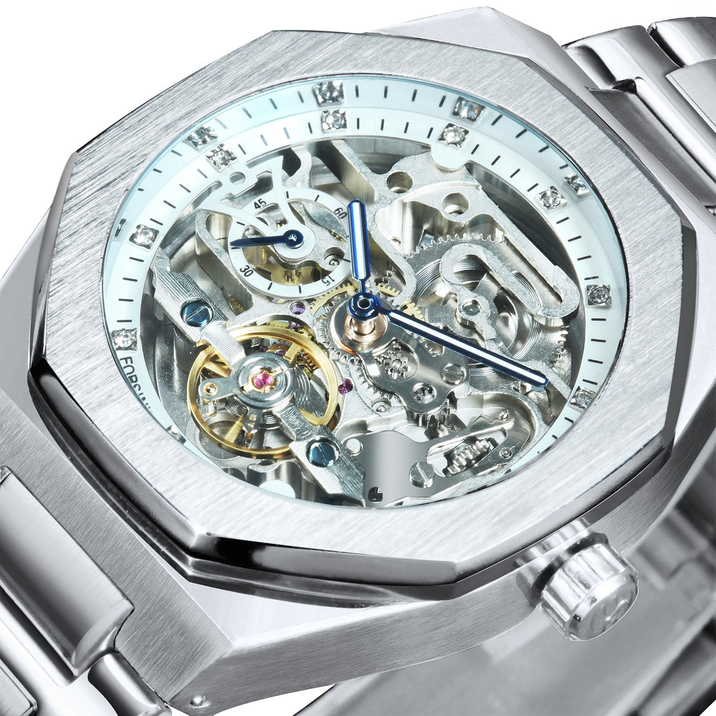 Royale Skeleton Mechanical Men Watch