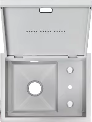 Sleek Multifunctional Cup Washer Modern Hidden Sink