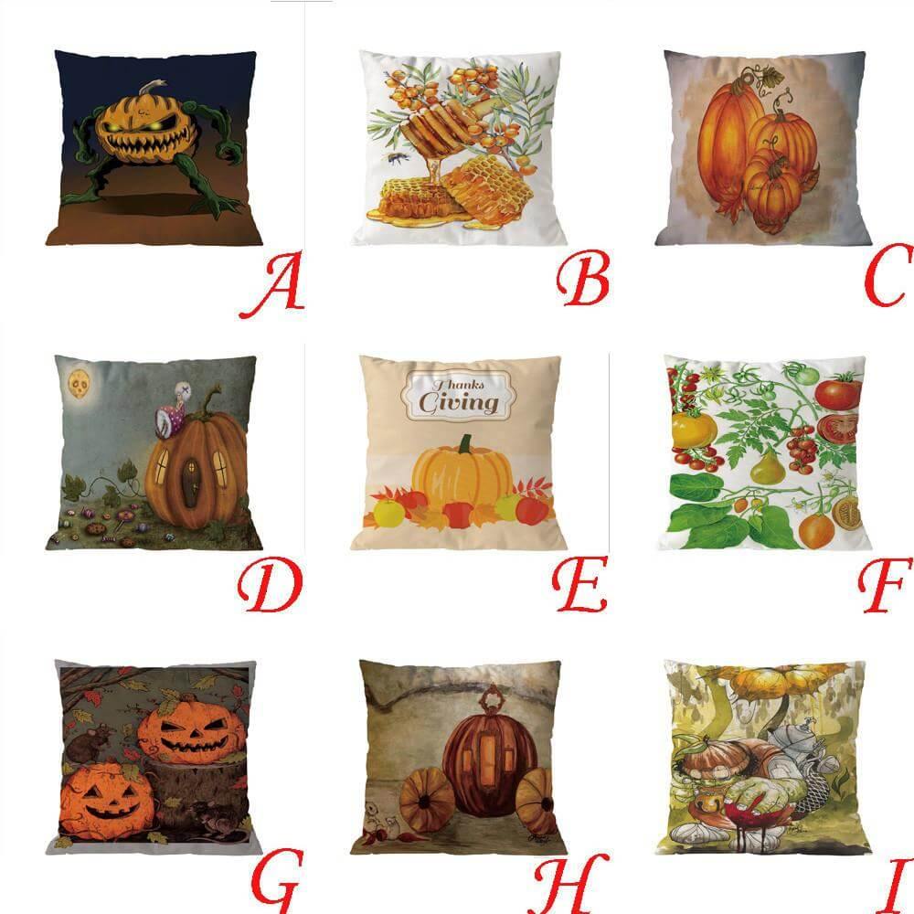 Cute Halloween Throw Pillow Cases