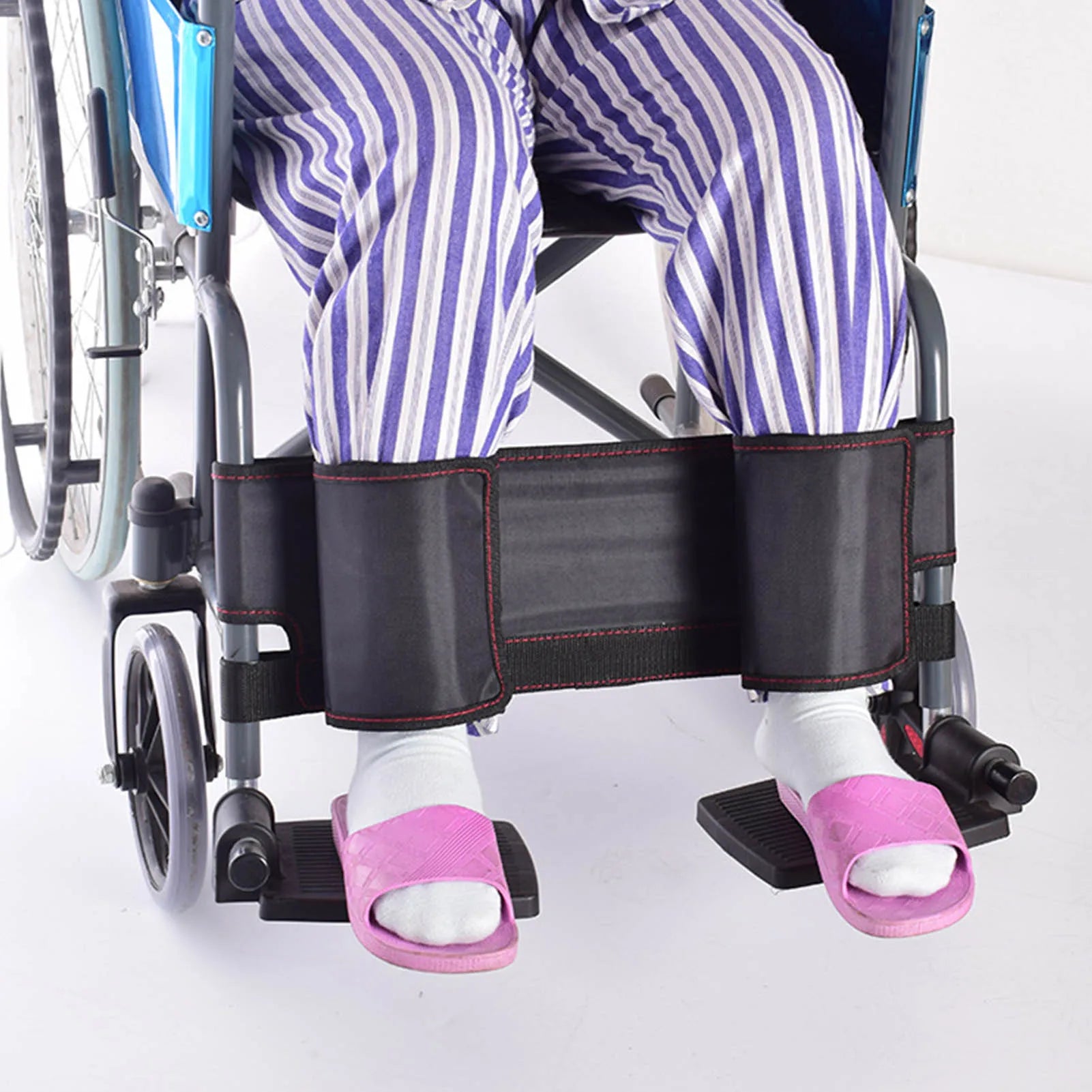 Secure Step Wheelchair Elderly Leg Strap