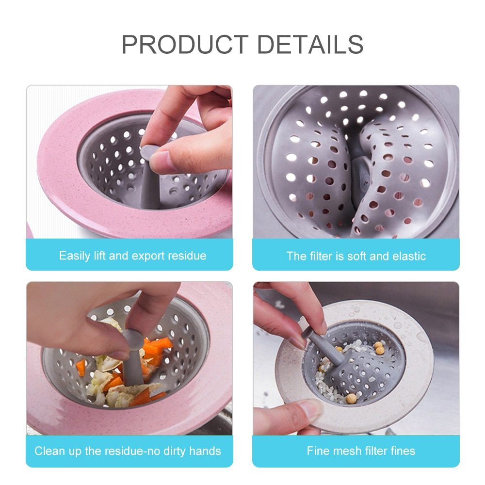 Silicone Sink Strainer Waste Plug