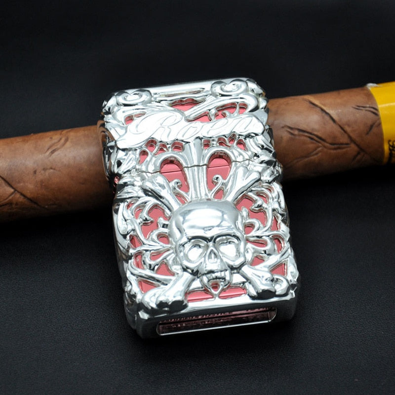 Skeleton Armor Retro Kerosene Lighter