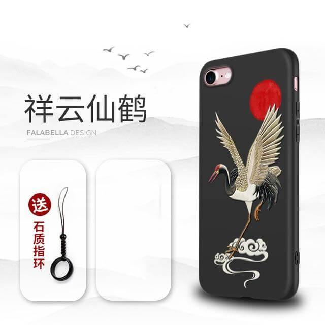 3D Giant Japanese Art iPhone Cases