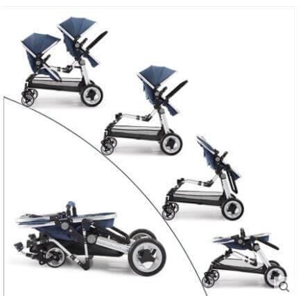 Lightweight Japanese Style Twin Baby Stroller