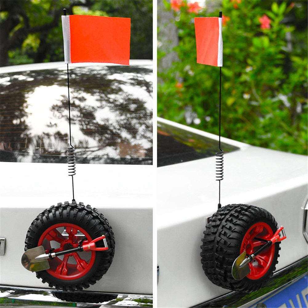 3D Mini Car Sticky Tire Decor