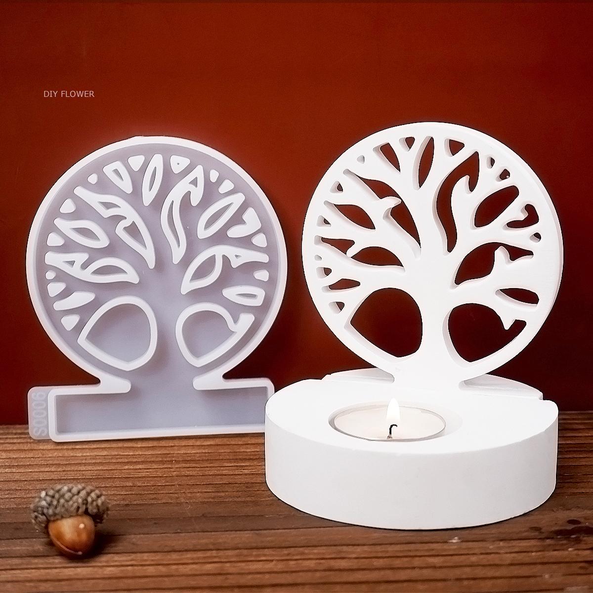 Nature-Inspired Tree of Life Candle Stand