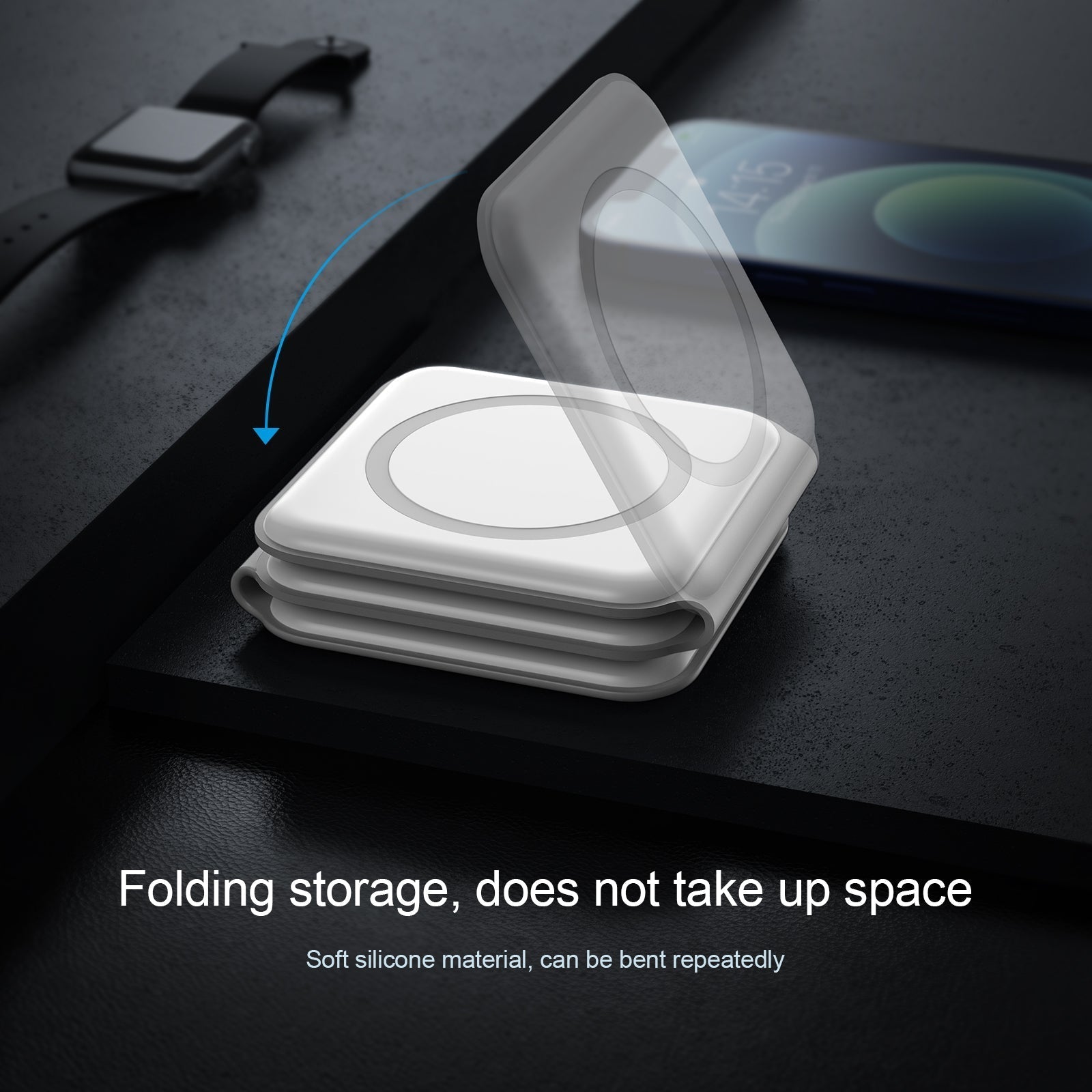 3in1 Foldable Wireless Charging Pad